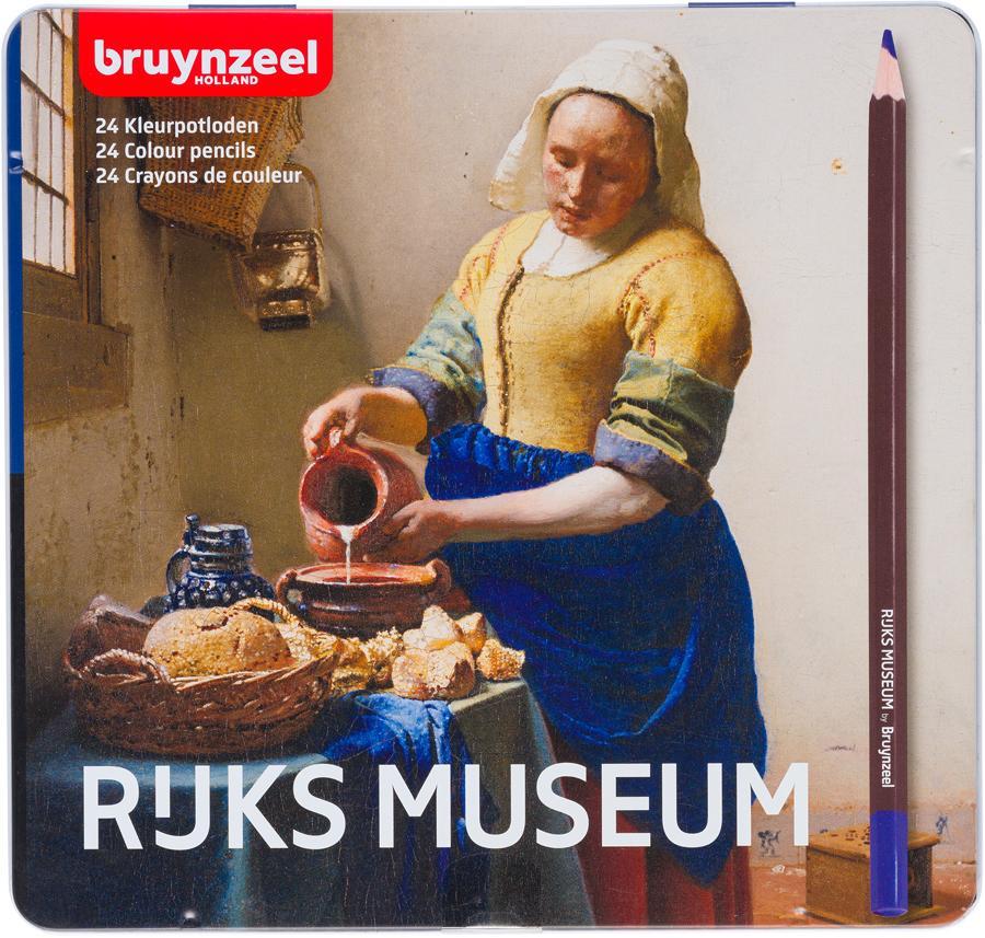 Набір кольорових олівців DUTCH MASTERS Молочниця, Ян Вермеєр 24шт Bruynzeel