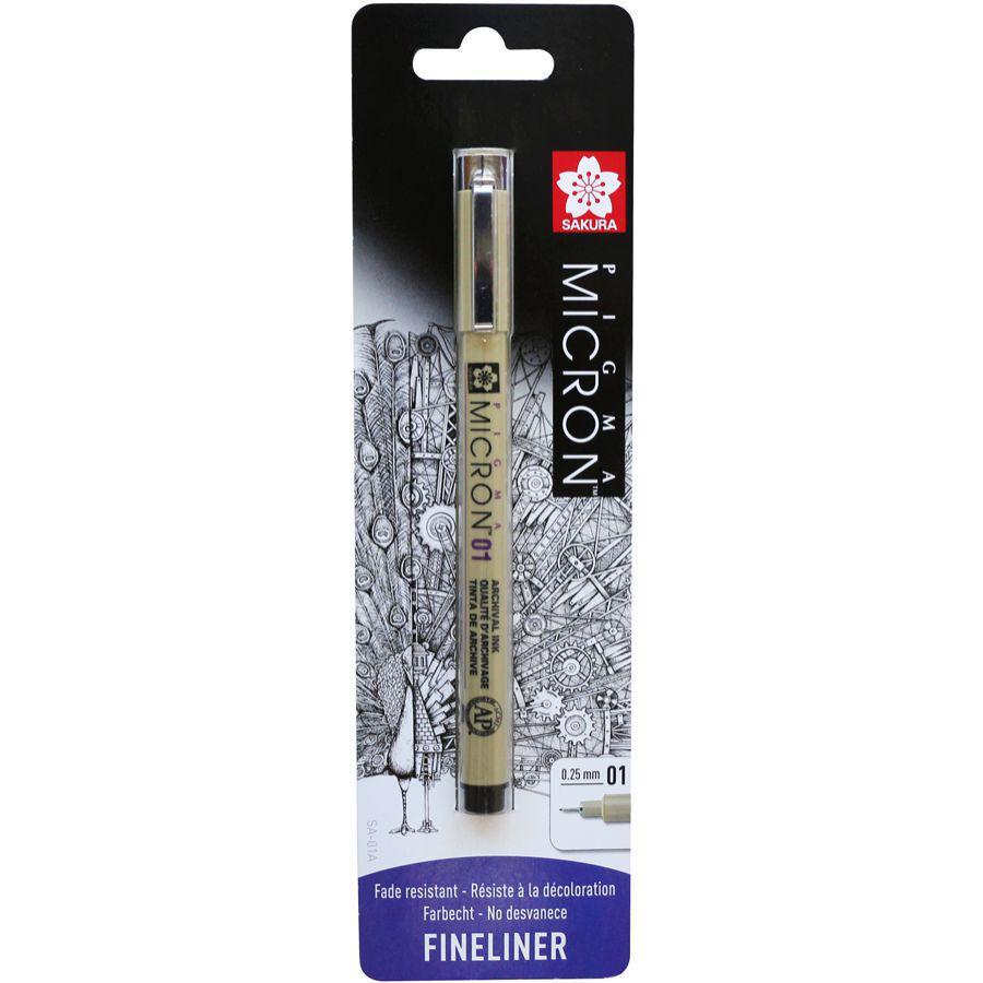 Лайнер PIGMA Micron (0.1) 0,25мм Чорний Sakura