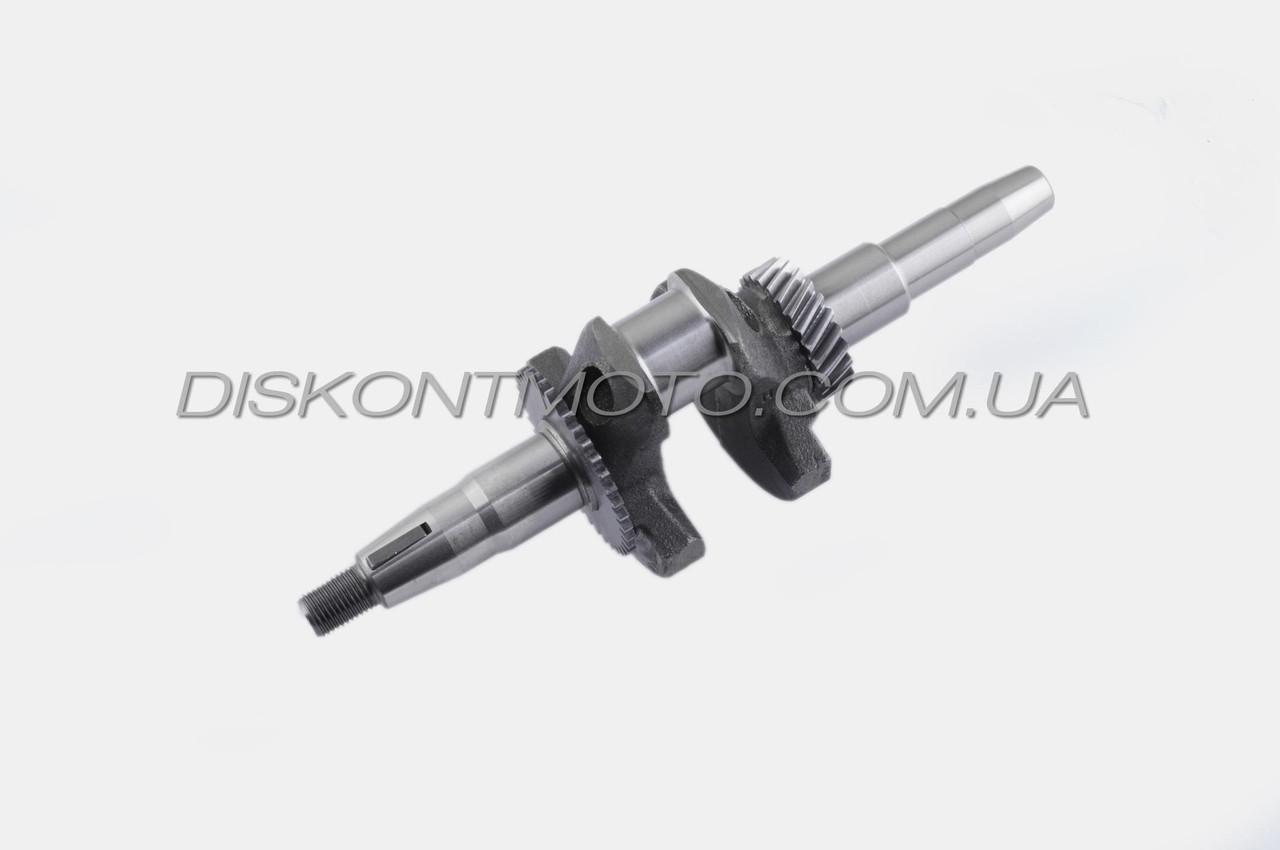 Колінвал для мотоблока 168F/170F (6,5/7Hp) (під конус, Ø20 mm) (c шестернями) DIGGER