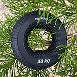 Еспандер кистьовий силіконовий PowerPlay PP-4333 Hand Grip Hard 30 кг. Чорний, фото 4