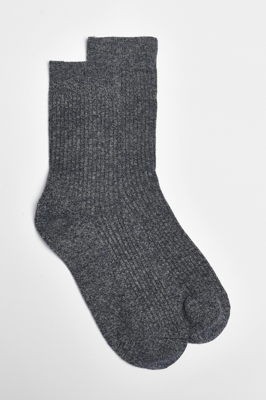 Шкарпетки чоловічі махрові на верблюжій вовні темно-синього кольору р.41-47 190559M, фото 1