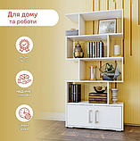 Стелаж MebelProff К-41, стелаж для книг, стелаж для будинку, стелаж для декора, полиці для іграшок, книг, фото 4