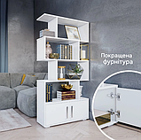 Стелаж MebelProff К-41, стелаж для книг, стелаж для будинку, стелаж для декора, полиці для іграшок, книг, фото 3