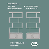 Стелаж MebelProff К-41, стелаж для книг, стелаж для будинку, стелаж для декора, полиці для іграшок, книг, фото 9