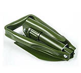 Саперна лопата складана 3 в 1 тактична Solve KT6008305 Олива 47 см solve, фото 2