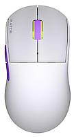 Миша Hator Quasar 2 Ultra 4K Wireless/Bluetooth/USB White-Lilac (HTM571WL) EHA