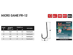 Гачки FR12 No 6 (10 шт./пач) 606-08-006 ТМ FISHING ROI