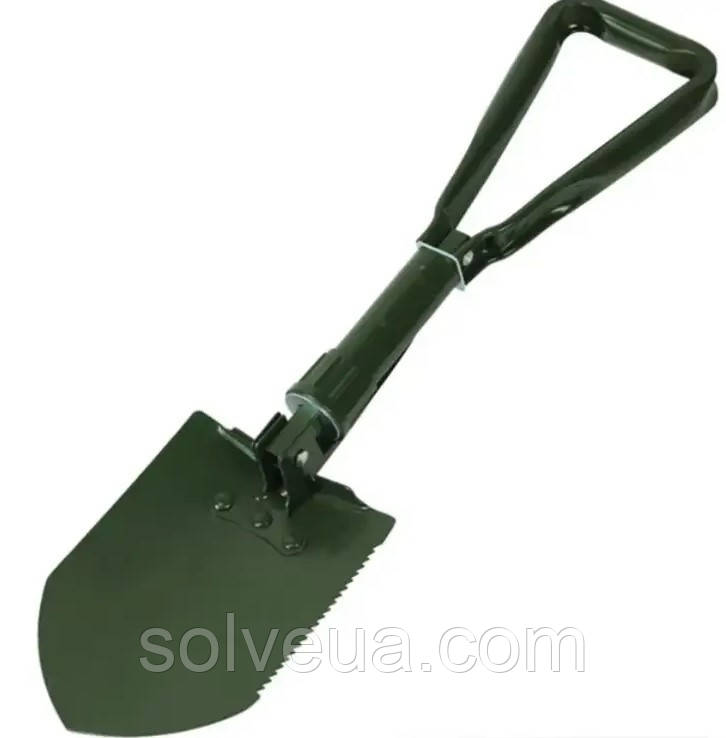 Саперна лопата складана 3 в 1 тактична Solve KT6008306 Олива 58 см solve