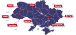 Наші відділення та партнери в Україні