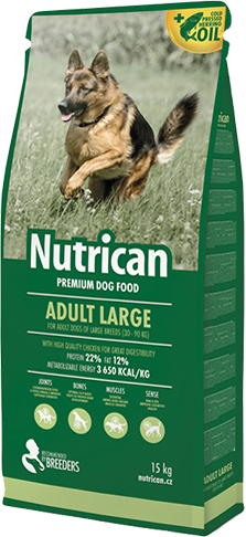 Сухий корм Nutrican Adult Large для собак великих порід 15кг