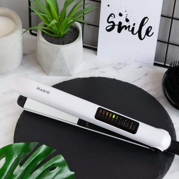 Праска для вирівнювання праску гребінець MAGIO MG-586, Випрямляч для волосся прямий YU-64, фото 1