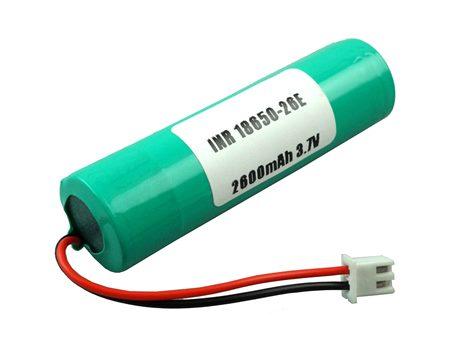 Акумулятор літій-іонний 2600 mAh 3.7V INR18650-26E XH2.54-2P для колонок, ліхтариків