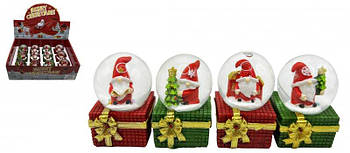 Сувенір "Куля снігова 45мм - Д.Мороз на подарунку" SK-124 G-Rich