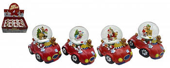 Сувенір "Куля снігова 45мм - Д.Мороз з подарунками на машині" SK-103 G-Rich