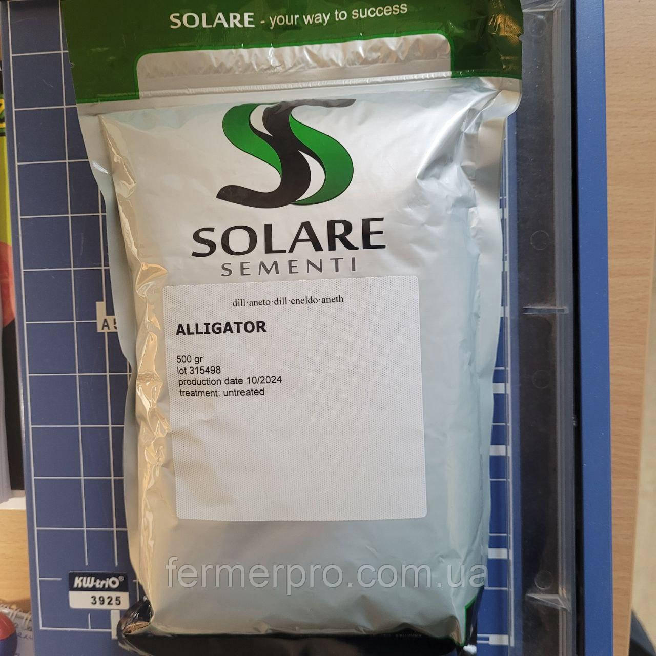 Насіння кропу Алігатор, пакет 500 грам, фірма Solare Sementi, Італія