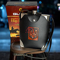 Фляга Hip Flask Ukraine в чехле 48 Oz / 1440 ml