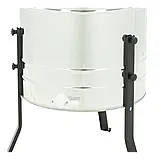 Медогонка 4-рамкова діагональна електрична 220В Ø600, корзина універсальна BASIC, фото 3