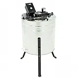 Медогонка 4-рамкова діагональна електрична 220В Ø600, корзина універсальна BASIC, фото 4