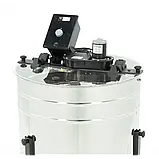 Медогонка 4-рамкова діагональна електрична 220В Ø600, корзина універсальна BASIC, фото 5