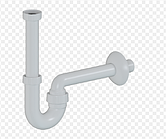 Сифон для умивальника самопромивний