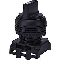 Вимикач поворотний двопозиційний "0-1" ETI EGS2-N-C з фіксацією 45°, чорний