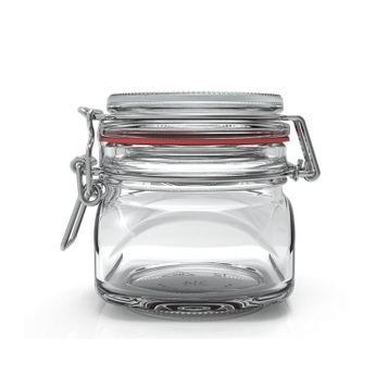 10 шт банка скляна з бугельним замком (затискачем) 314 мл упаковка