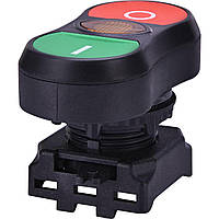 Кнопка-модуль подвійна з підсвіткою "ON-OFF" ETI EGTI-A жовтогаряча