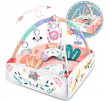Розвиваючий інтерактивний килимок Ricokids NUKIDO 110х100см Рожевий, фото 6