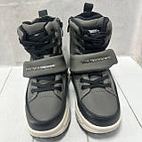 Дитячі підліткові зимові дутики на овчині Jong Golf хакі 33-35, фото 4