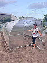Теплиця "ПОЛУНИЦЯ" 3*4м Ціна за каркас