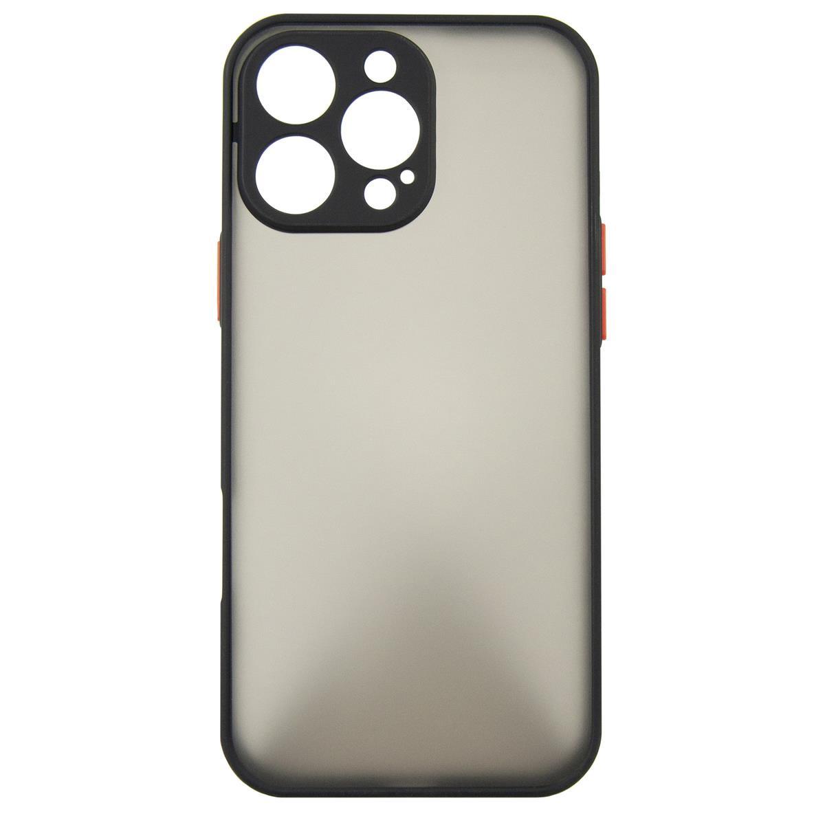 Чохол-накладка Dengos Matt для Apple iPhone 16 Pro Max Black (DG-TPU-MATT-151), фото 1