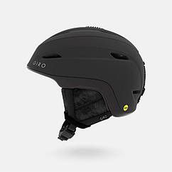 Шолом гірськолижний жіночий Giro Strata MIPS Matte Black Medium (55.5-59cm)