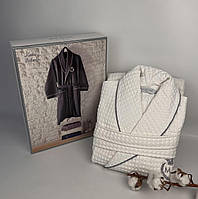 Халат чоловічий Maison D'or Karius White XL