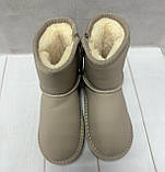 Зимові дитячі Ugg itts уггі маломіри шкіра бежевий 31-34, фото 3
