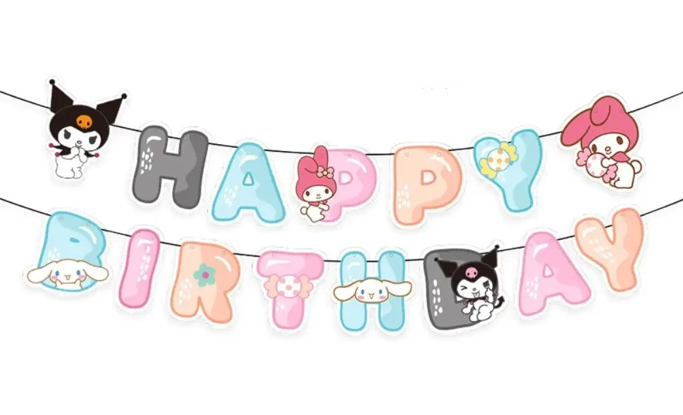 Гірлянда "Happy Birthday Куромі"
