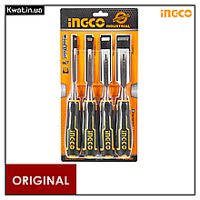 Набір стамесок 4 шт 6-12-19-25 мм INGCO INDUSTRIAL