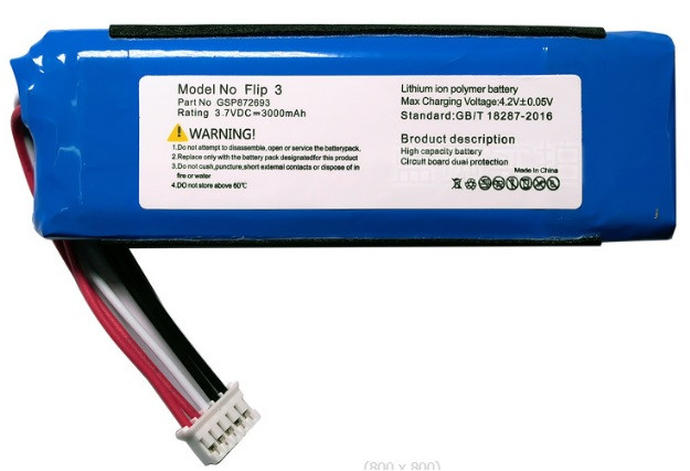 Акумулятор батарея для колонки JBL Flip 3 GSP872693 P76309803
