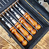 Набір шампурів у дерев'яному кейсі "Гуцул", фото 7