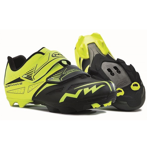 Велотуфлі 42р NorthWave Spike Evo PRO Yellow/black 99954523, фото 1