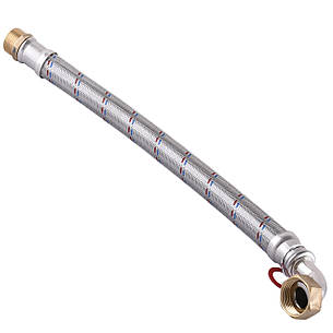 Шланг антивібраційний кутовий SOLOMON 1" НВ 0,5 м HS3001, фото 3