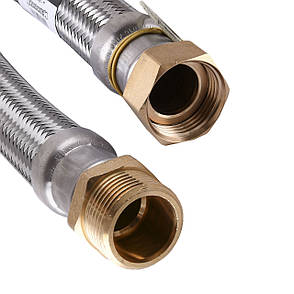 Шланг антивібраційний прямий TUCAI EXTRA TWIST 1" 0,5 м RIVER MG-1-500 204741, фото 1