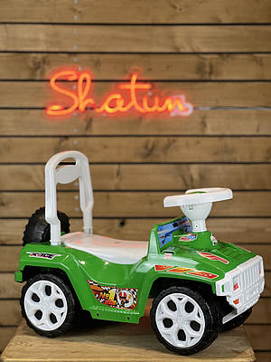 Толокар машинка каталка Orion Хамер 419 зелено-білий