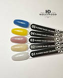 База каучукова 02 Celebrity Світловідбиваюча Молочний HD Hollywood 8 ml, фото 2