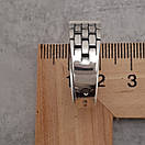 Чоловіча срібна печатка з золотом і чорним каменем. Перстень зі срібла з накладкою золота 375. 20 розмір, фото 5