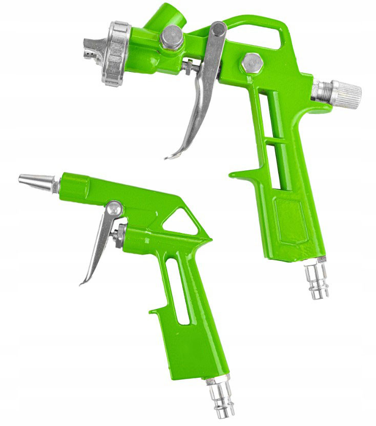 Набір для фарбування пневматичний 5 од AirForge F-SGK-51 набір пневмоінструментів, фото 1