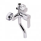 Душова система універсальна Qtap Plava на три споживача (з виливом) з полицею QT1005CRM Chrome, фото 3