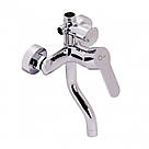 Душова система універсальна Qtap Plava на три споживача (з виливом) з полицею QT1005CRM Chrome, фото 4