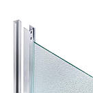 Душова кабіна Latwa SC80x80.SAT.HIGH.FR полукругла, скло Frost 4 мм + Душовий піддон KAPIELKA ST80x80x41, з, фото 4