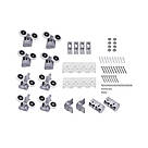 Душова кабіна Latwa SC80x80.SAT.HIGH.FR полукругла, скло Frost 4 мм + Душовий піддон KAPIELKA ST80x80x41, з, фото 8