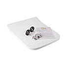 Сидіння для унітаза Qtap (Crow) з мікроліфтом Slim QT0599SC2170W, фото 8